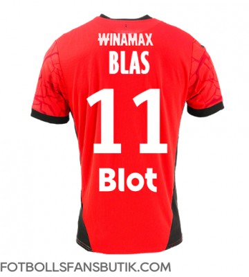 Stade Rennais Ludovic Blas #11 Replika Hemmatröja 2024-25 Kortärmad